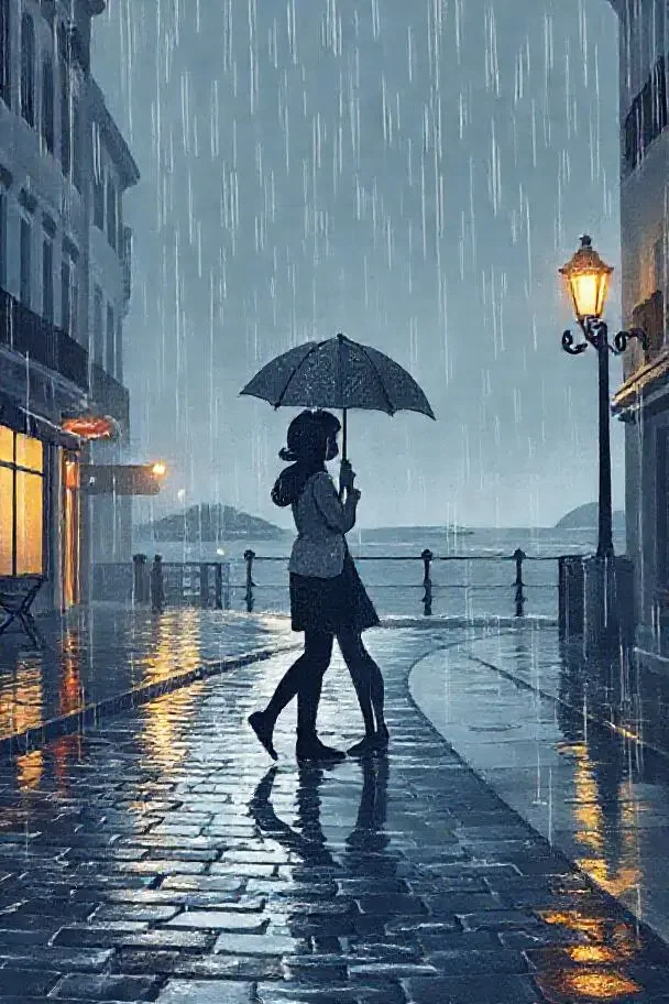 《曼哈顿雨夜》大西洋热映影片海报